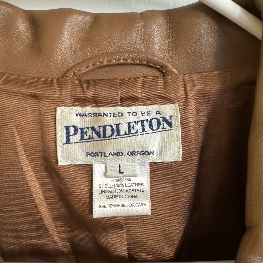 Leather Pendleton Jacket - image 3